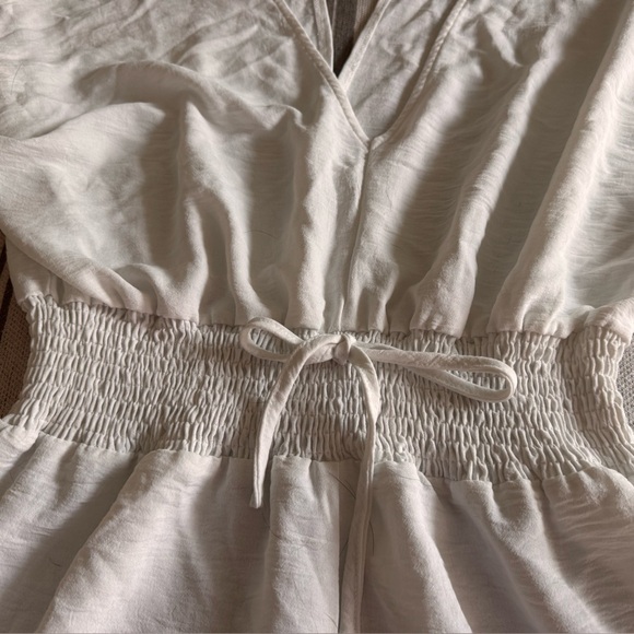 White Flowy Romper | Women’s Small - Picture 2 of 3
